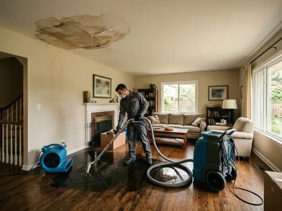 attic-pipe-burst-ceiling-drip-008 — frequently asked questions, Water Damage Restoration & Carpet Care in Rock Falls, IL